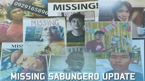 nawawalang sabungero update
